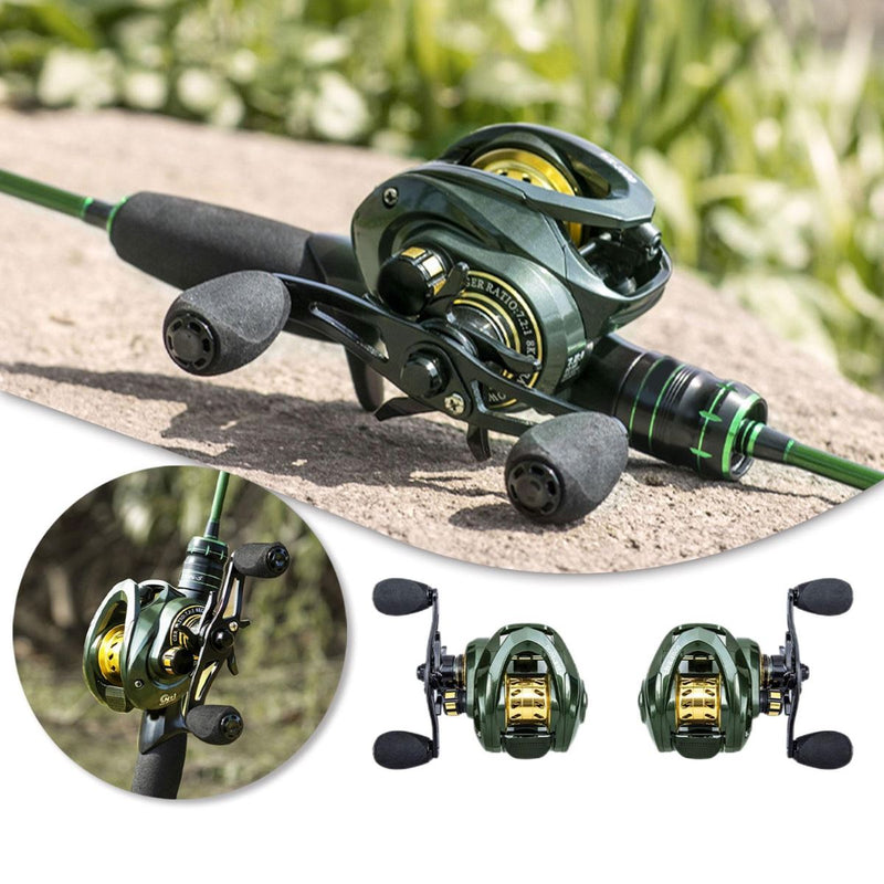 Carretilha De Pesca Titan Pro Anti Cabeleira CARRETILHAS Importe Go Esquerda 