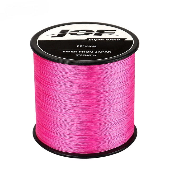 Linha de Pesca Multifilamento Jof 4 Fios Linha de Pesca Multifilamento Jof 4 Fios Importe Go Rosa 300M 10LB 